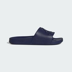 Шлепанцы adidas Adilette Aqua, размер 10 UK, Dark Blue / Dark Blue / Dark Blue