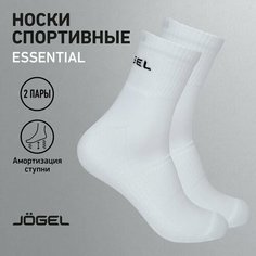Носки Jogel, комплект, 2 пары, размер 43-45, белый