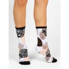 Носки Just Socks Носки хлопок, размер 23-25, коричневый, белый