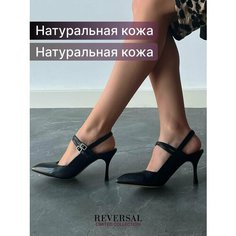 Босоножки Reversal, размер 39, черный, бежевый