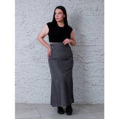 Юбка DIMMA fashion studio, размер 54, серый
