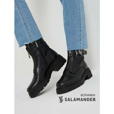 Ботинки дерби Salamander, размер 39, черный