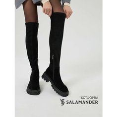 Сапоги Salamander, полнота 4 (RU)/ на узкую и среднюю стопу, размер 36, черный