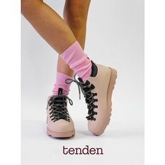 Носки TENDEN, комплект, 2 пары, размер one size, розовый