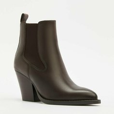 Полусапоги TENDANCE, полнота C, размер 36, темно-коричневый