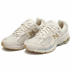 Кроссовки New Balance New Balance 2002R White Beige, полнота G (EU)/ на среднюю и широкую стопу, размер 39,5 EU, бежевый, белый