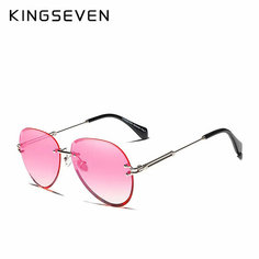 Солнцезащитные очки KINGSEVEN, розовый