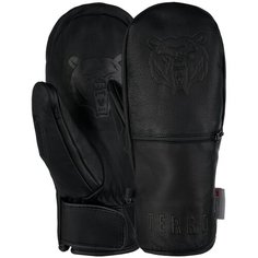 Варежки Terror Leather Mitten для мужчин и женщин, размер L, black