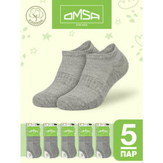 Носки Omsa OMSA kids Calzino, 5 пар, размер 23/26, , grigio melange
