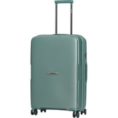 Чемодан Robinzon Santorini Deluxe, 70 л, зеленый