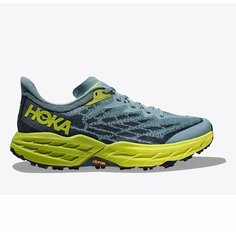 Кроссовки HOKA speedgoat 5 men, полнота D, размер 9 USA; 8.5 UK; 42 2/3 EUR; 27 см (примерно на российский 41*), голубой/зеленый