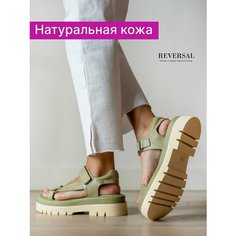 Босоножки Reversal, размер 37, оливковый