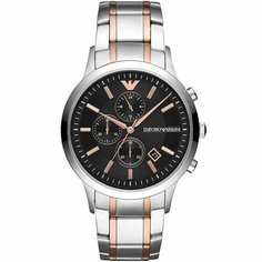 Наручные часы EMPORIO ARMANI Renato, серебристо-золотистый