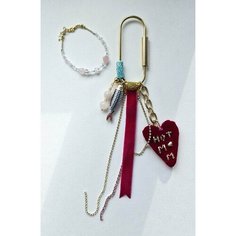 Украшение на сумку ЛЕТО JEWELRY, красный