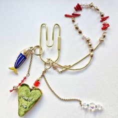 Украшение на сумку ЛЕТО JEWELRY, зеленый