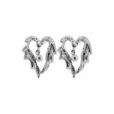 Серьги OTOKODESIGN, серебристый