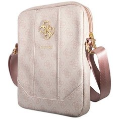 Сумка планшет GUESS, фактура матовая, розовый