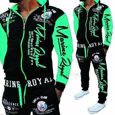 Костюм спортивный XXL. Мужской журнал (журнал), размер L, зеленый Нет бренда