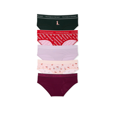 Трусы Victorias Secret, комплект из 5 шт., размер XХL, мультиколор