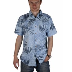 Рубашка Maestro TROPIC 2K, размер 46/S, голубой/синий