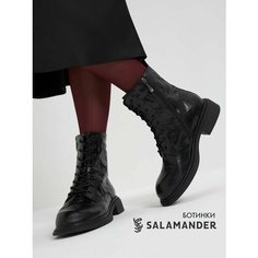 Ботинки тимберленды Salamander, размер 38, черный