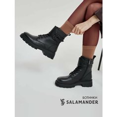 Ботинки дерби Salamander, размер 38, черный
