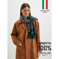 Платок FABRETTI для женщин,120х120 см, зелeный