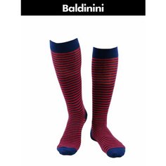 Носки Baldinini, размер 42-44, синий/красный