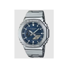 Наручные часы CASIO G-Shock, серый, черный, серебряный, синий