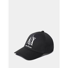 Бейсболка Armani Exchange для женщин, размер Б/Р, черный