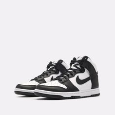 Кроссовки NIKE Dunk High Retro, размер 8US, черно-белый