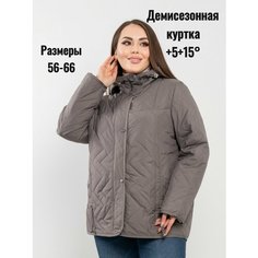 Куртка , размер 62(62-64), коричневый Нет бренда
