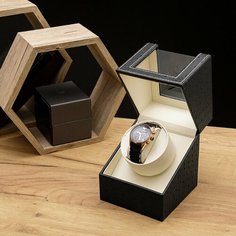 Шкатулка CLOX, черный/бежевый