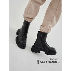 Ботинки дерби Salamander, размер 38, черный