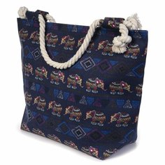 Сумка пляжная , фактура зернистая, мультиколор/красный Сокровищница султана