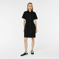 Платье LACOSTE Regular Fit, размер T40, черный
