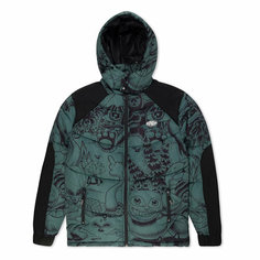 Куртка RIPNDIP Ripndip, размер L, черный/зеленый