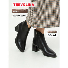 Ботинки TERVOLINA, размер 40, черный