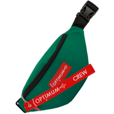 Сумка поясная Optimum Crew, фактура матовая, зеленая