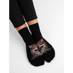 Носки Just Socks Носки хлопок, размер 23-25, черный