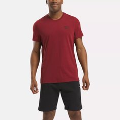 Футболка Reebok Identity Small Log, размер S INT, бордовый
