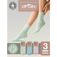 Носки Omsa OMSA COMFORT, комплект, 3 пары, размер 39/41, мультиколор