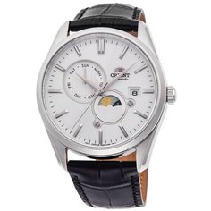 Наручные часы ORIENT, коричневый, серебряный, черный, белый
