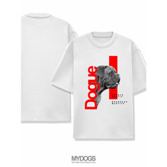 Футболка, размер XL, белый My Dogs