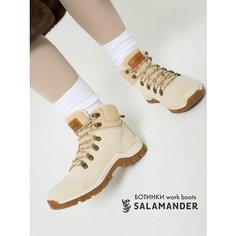 Ботинки тимберленды Salamander, размер 40, белый