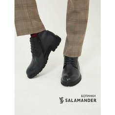 Ботинки дерби Salamander, размер 42, темно-синий