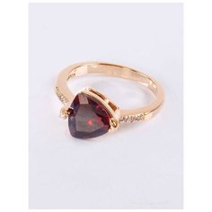 Кольцо Lotus Jewelry, гранат, размер 20, красный