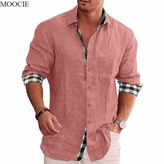 Рубашка MOOCIE, размер XL, розовый