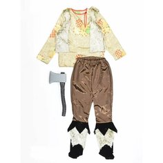 Карнавальный костюм детский для мальчика "Разбойник" ПУГОВКА