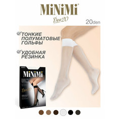 Гольфы MiNiMi, комплект, 20 den, 2 пары, размер 0 (one size), bianco